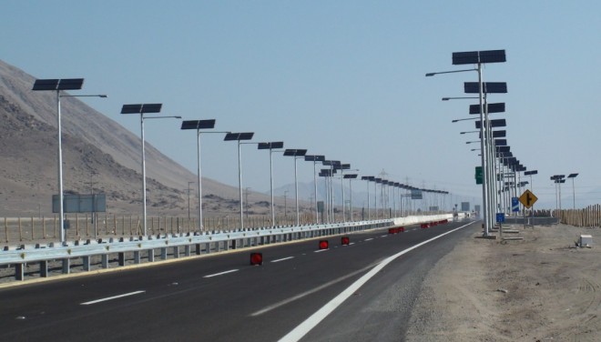 Đèn đường năng lượng mặt trời ở Tây Ninh